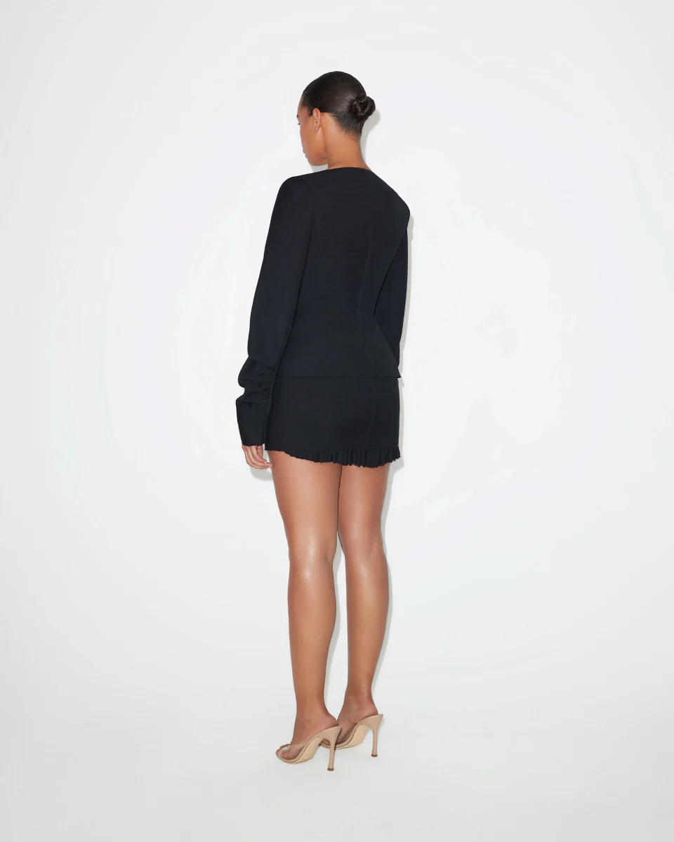 Mini Corset Skirt | Black - Image 9